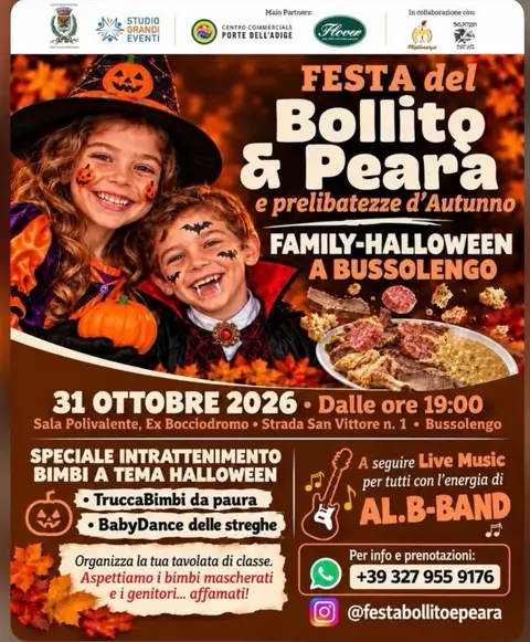 FAMILY HALLOWEEN @ Festa del Bollito & Peara