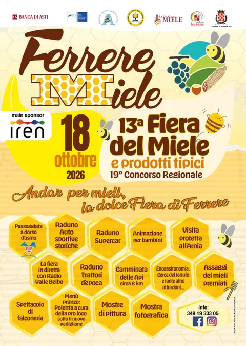 13° Ferrere Miele – Fiera del Miele e prodotti tipici
