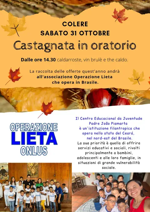 Castagnata in Oratorio
