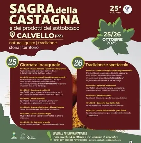26° Sagra della Castagna e dei prodotti del sottobosco