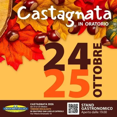 Castagnata in oratorio