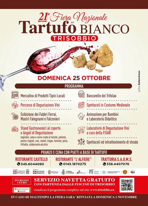 Fiera Nazionale del Tartufo Bianco - Tarsobi, Tartufi e Vino