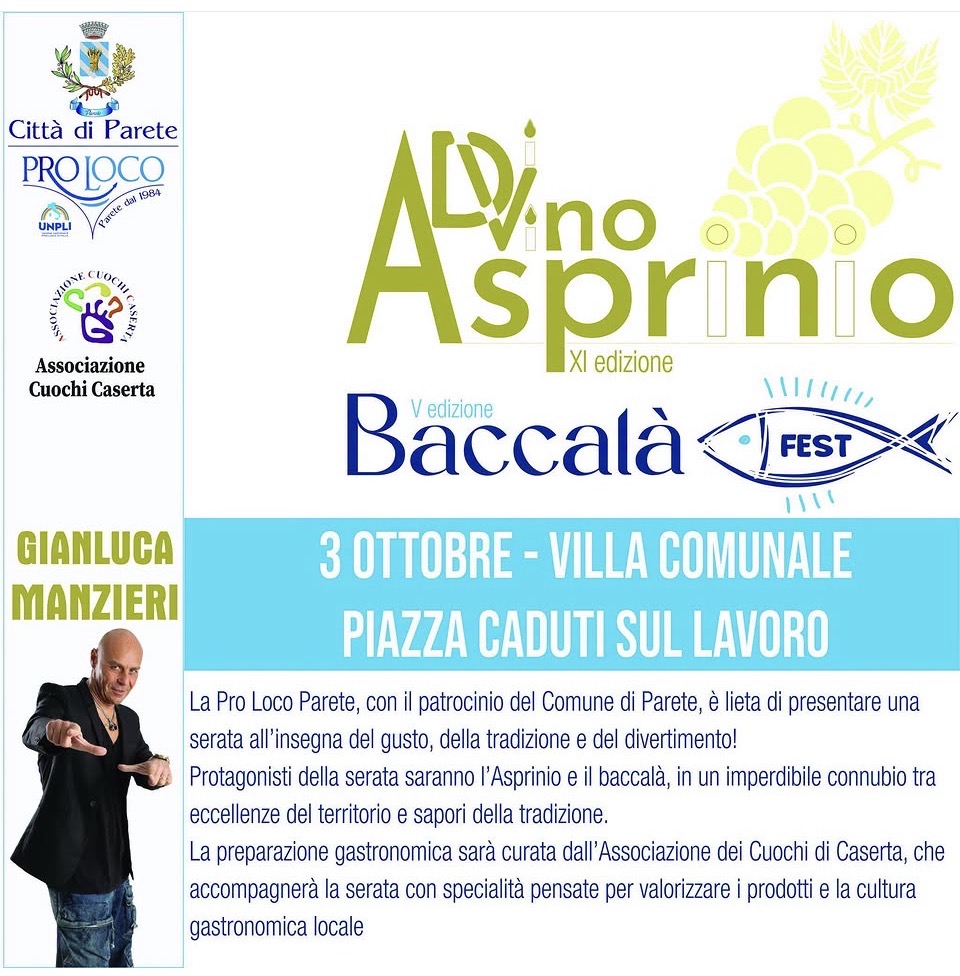 Dvino Asprinio e Baccalà Fest