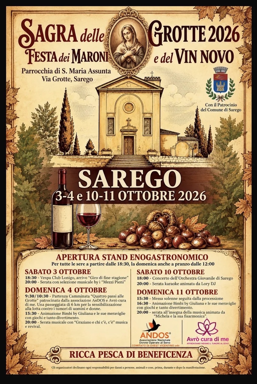 Sagra delle Grotte - Festa dei Maroni e Vin Novo