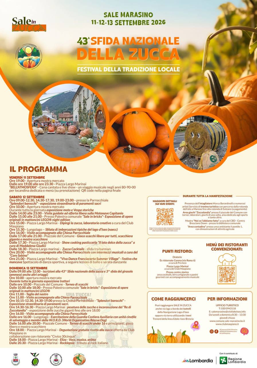 Sfida Nazionale della Zucca e Festival della Tradizione Locale