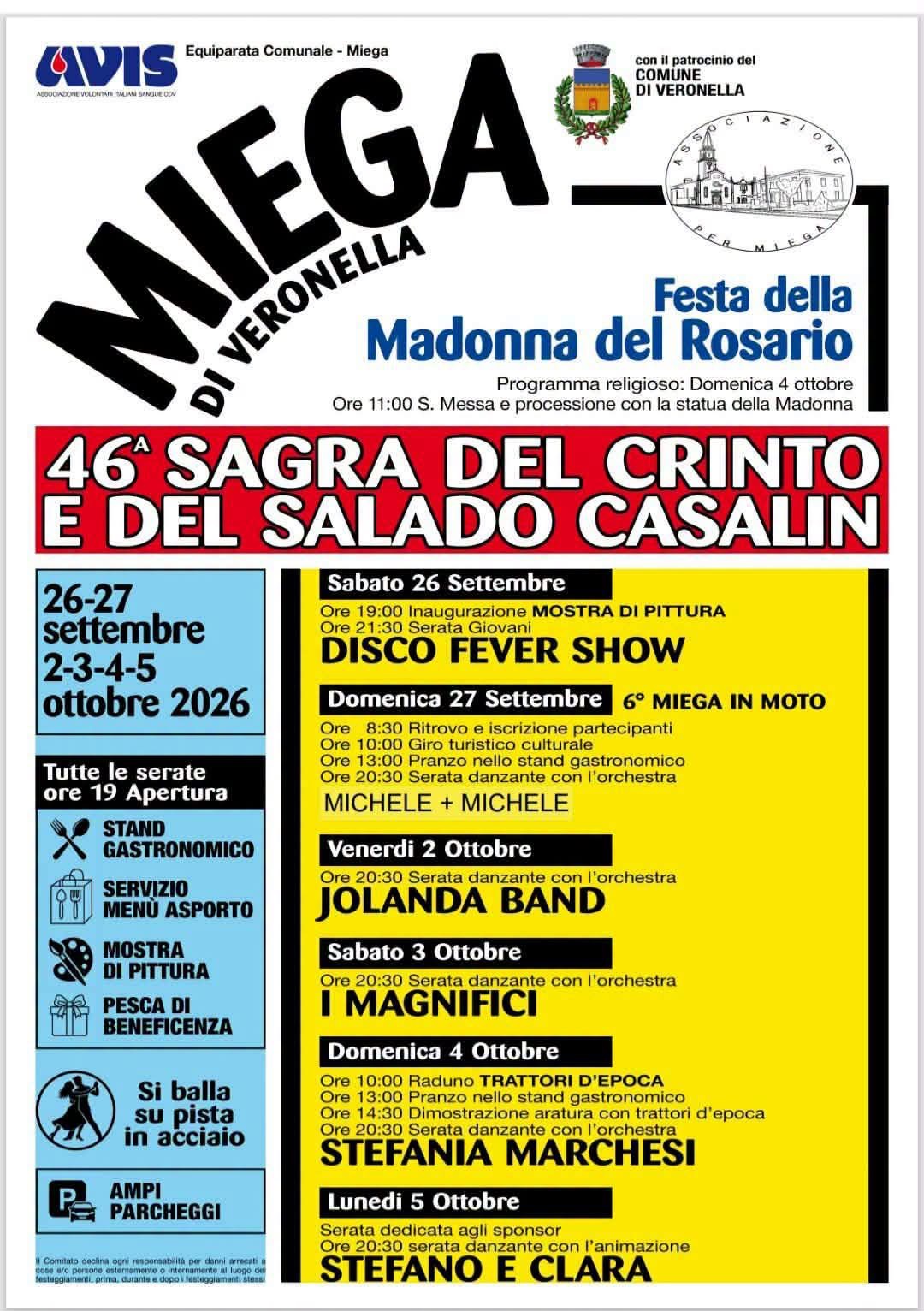 Sagra del Crinto e del Salato Casalin in Veronella (VR)
