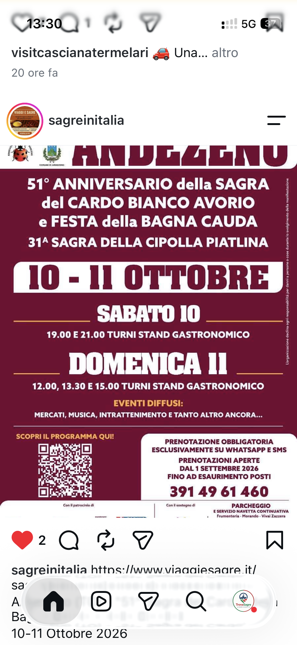 Sagra del Cardo Bianco Avorio and Festa della Bagna Cauda