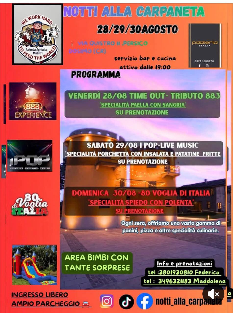 Notti alla Carpaneta