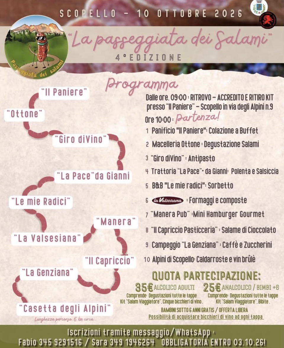 La passeggiata dei Salami: The Salami Walk