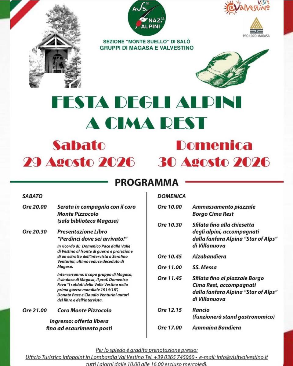 Festa degli Alpini at Cima Rest