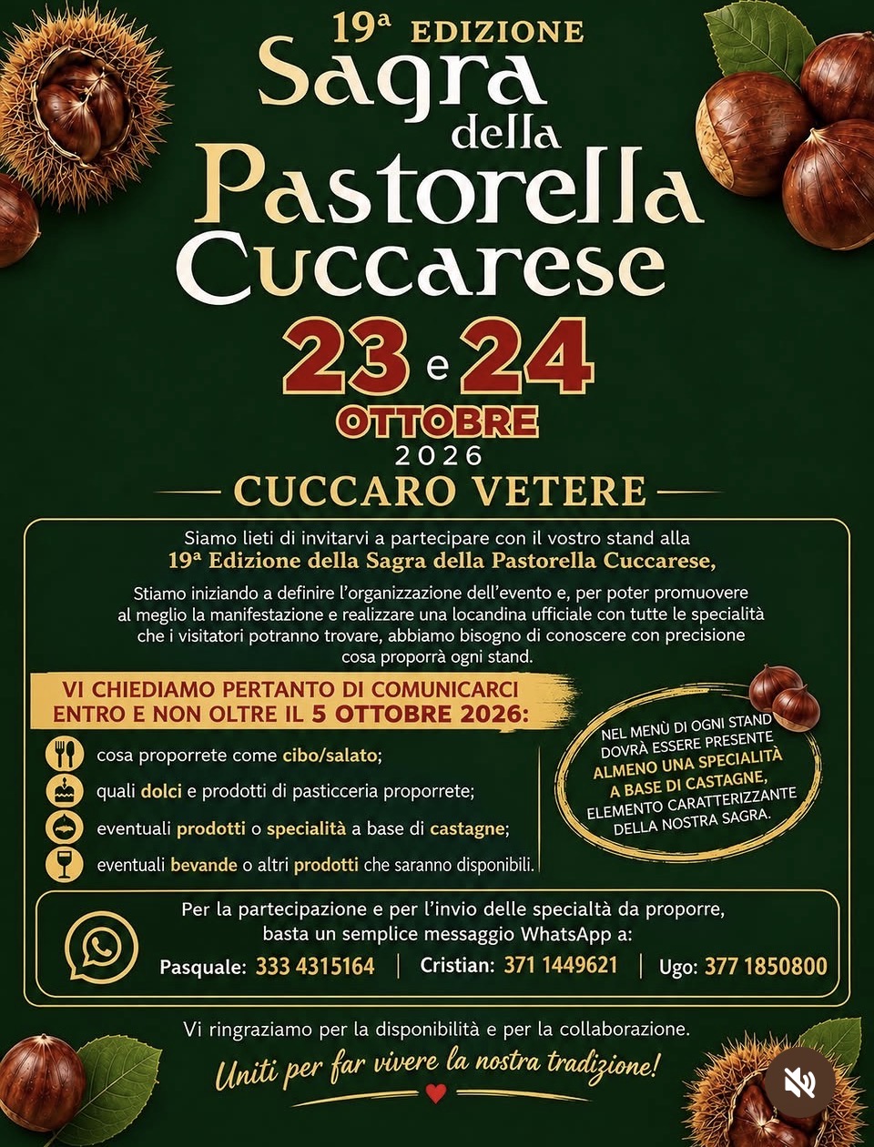 Sagra della Pastorella Cuccarese