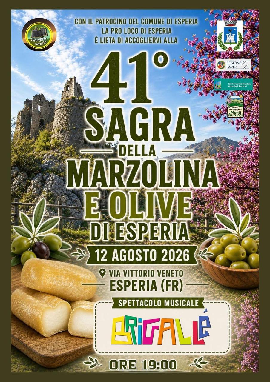 Sagra della Marzolina e Olive di Esperia