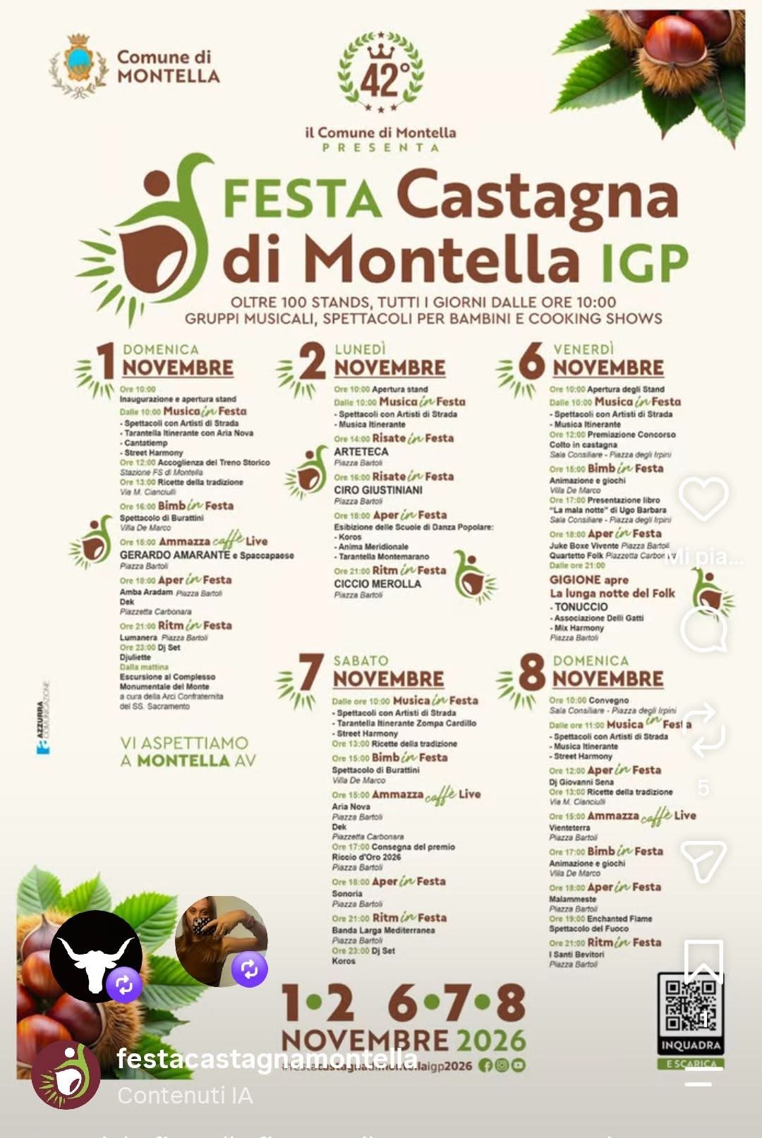 Festa Castagna di Montella IGP
