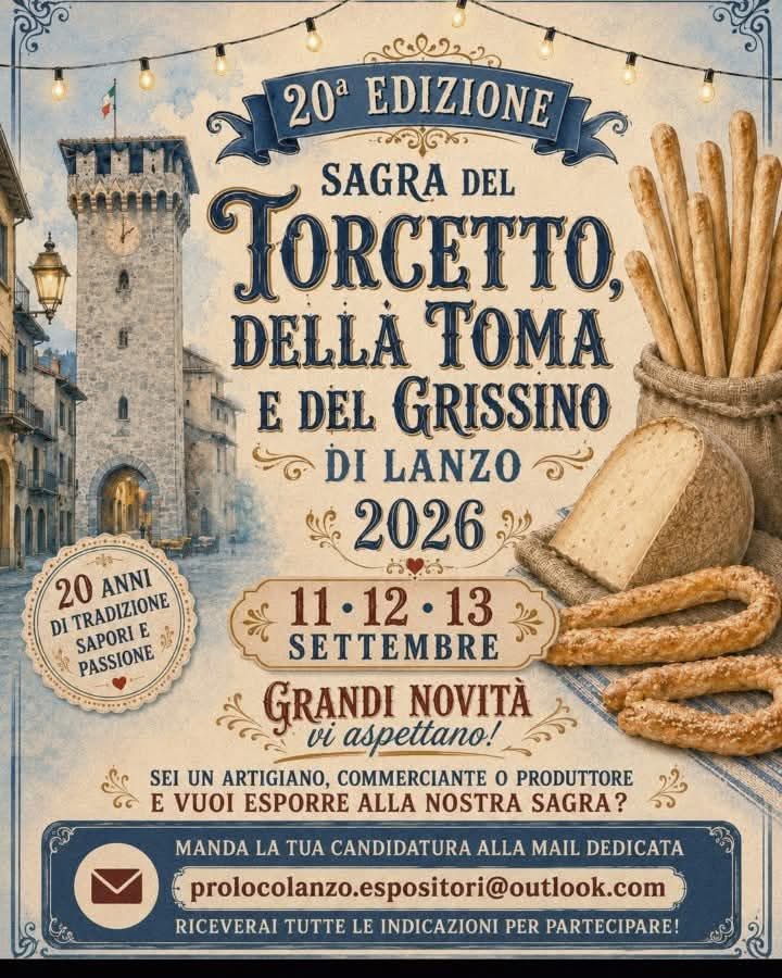Sagra del Torcetto, della Toma e del Grissino di Lanzo