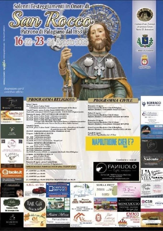 Festeggiamenti in Onore di San Rocco