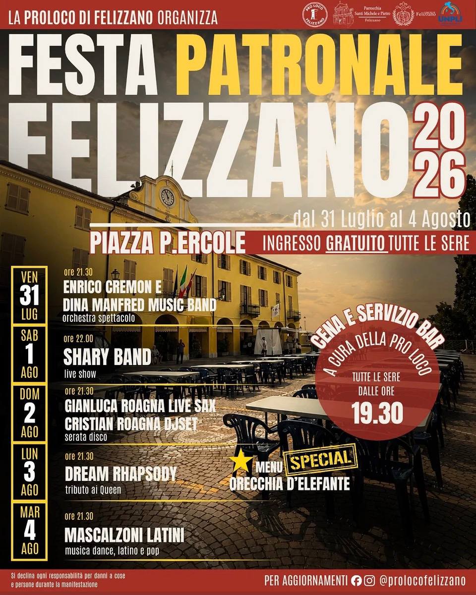 Festa Patronale Felizzano