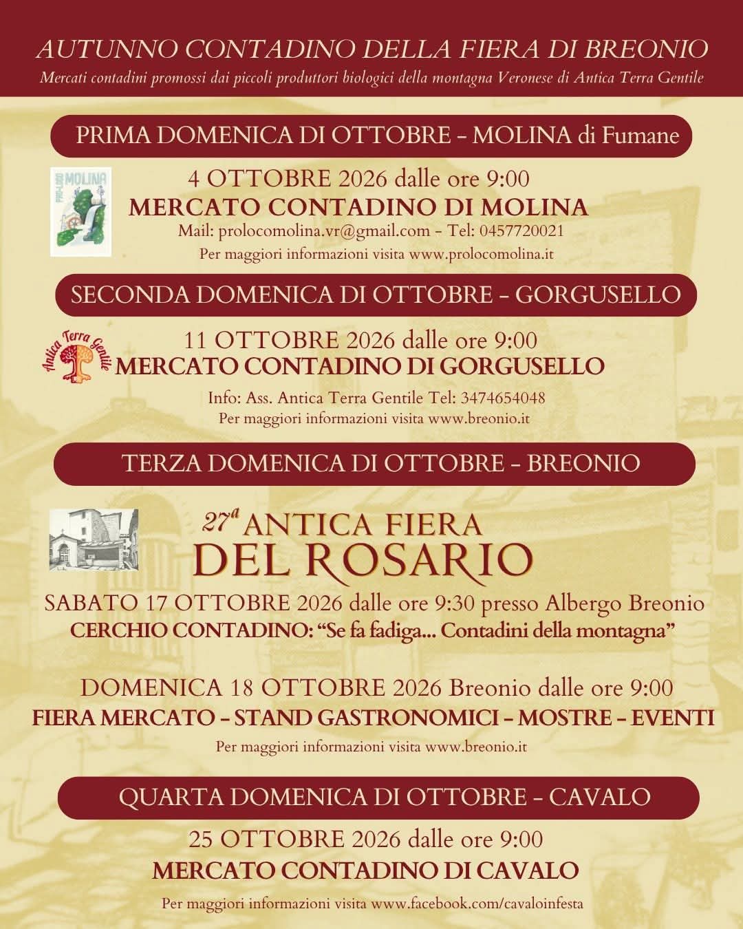 Autunno Contadino della Fiera di Breonio