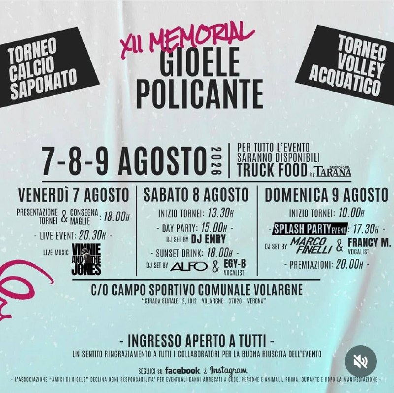 XII Memorial Gioele Policante