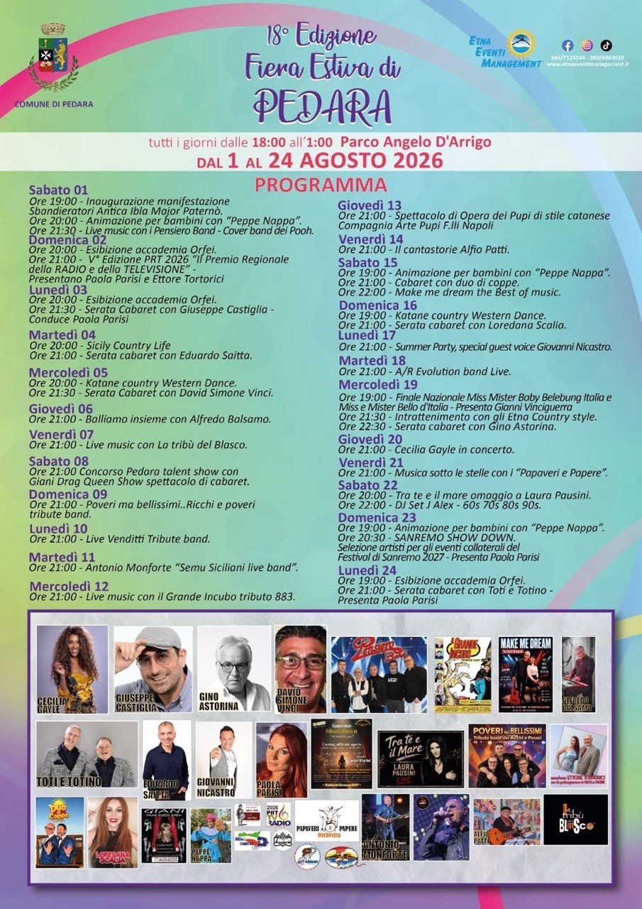 Fiera estiva di Pedara