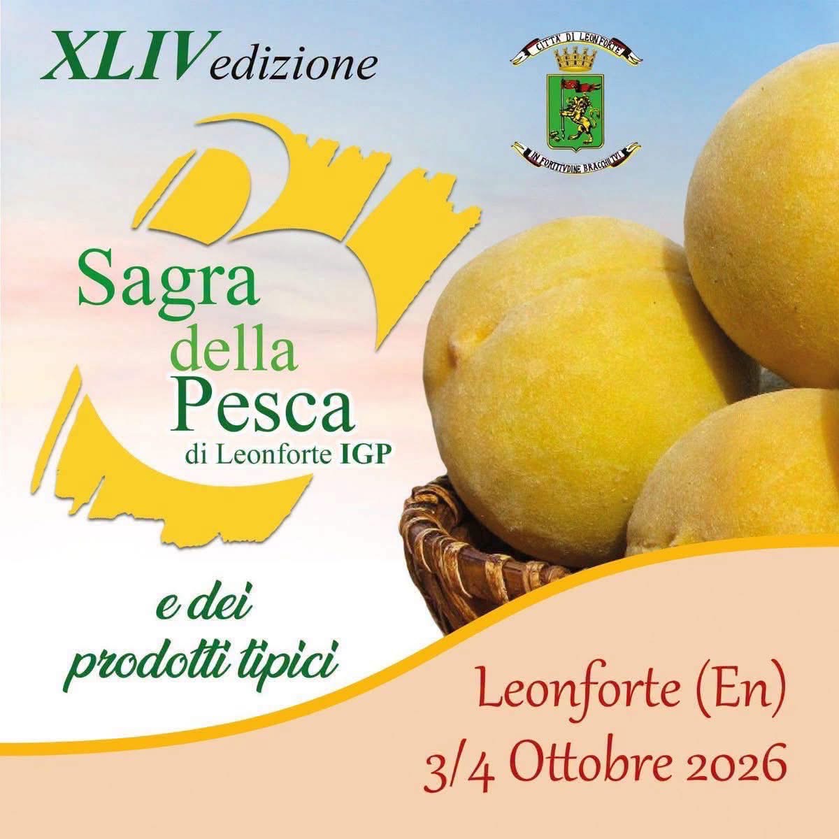 Sagra della Pesca di Leonforte IGP