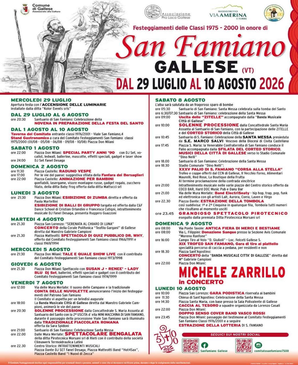 Festeggiamenti in onore di San Famiano
