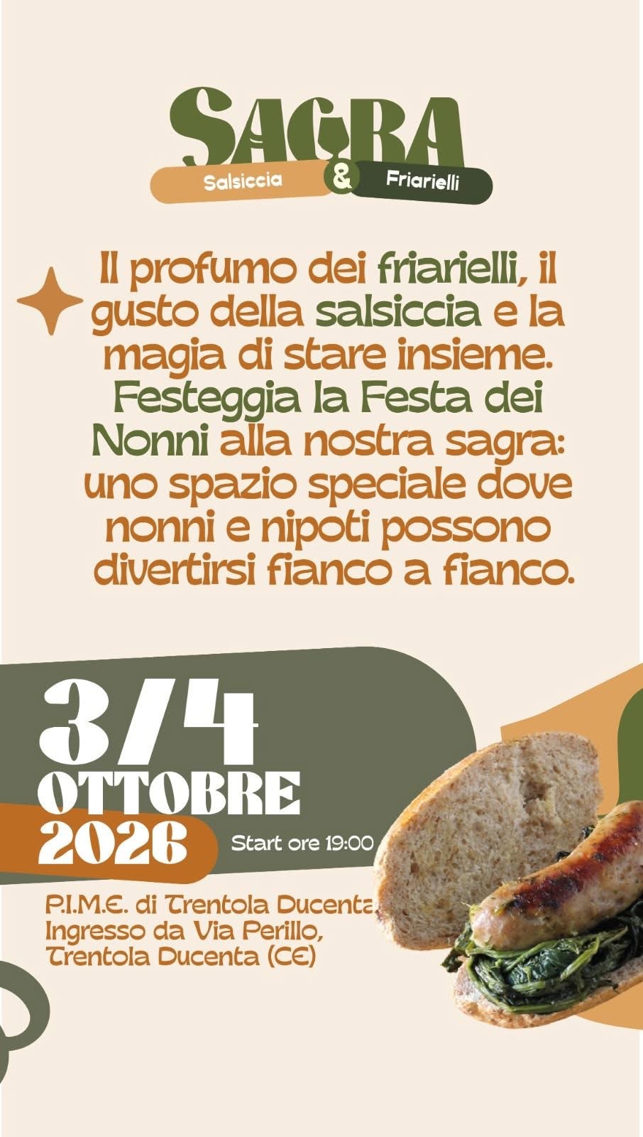 Sagra salsiccia e friarielli