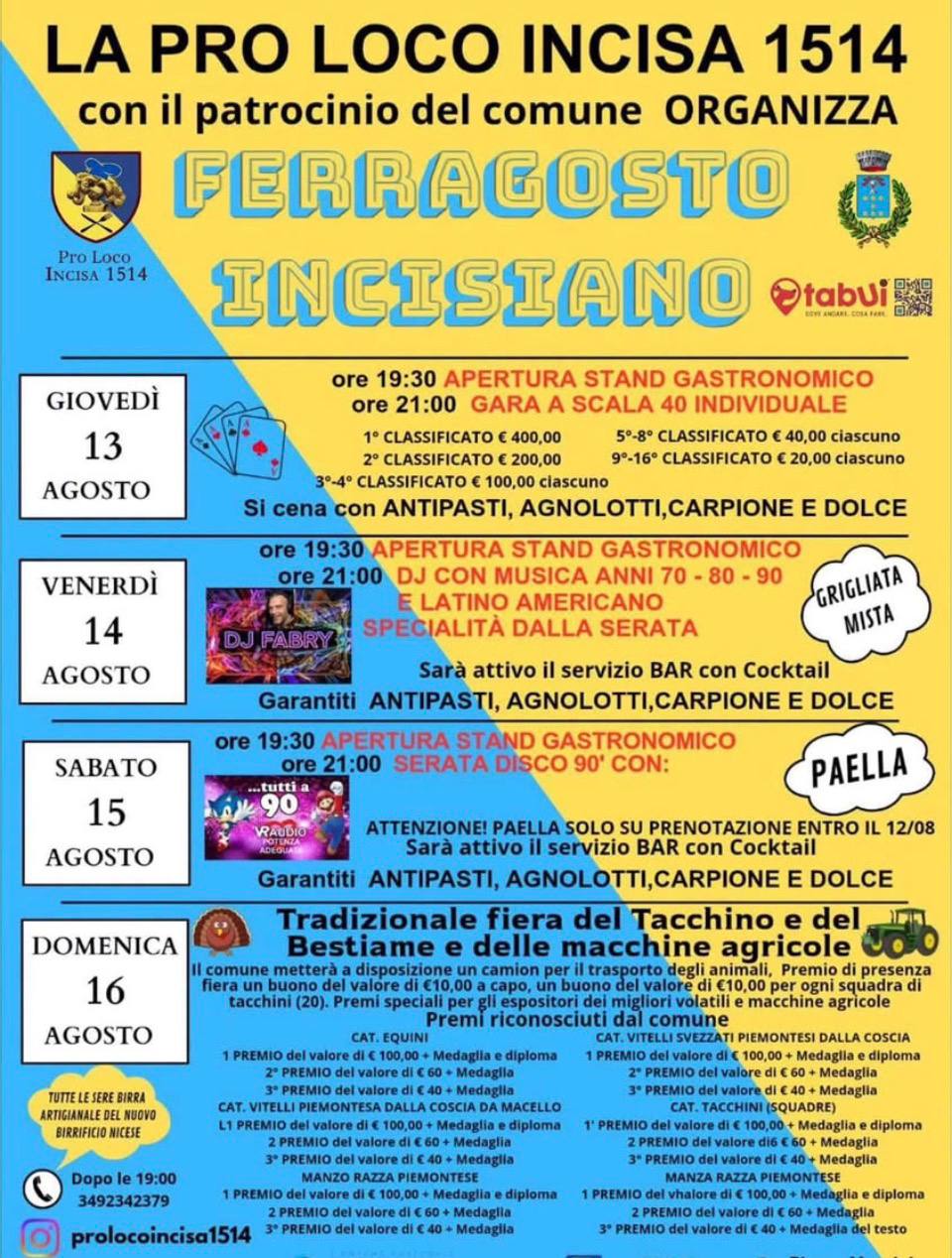 Ferragosto Incisiano