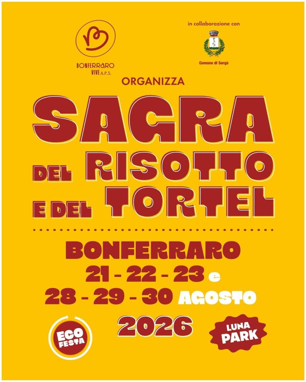 Sagra del Risotto e del Tortel Bonferraro