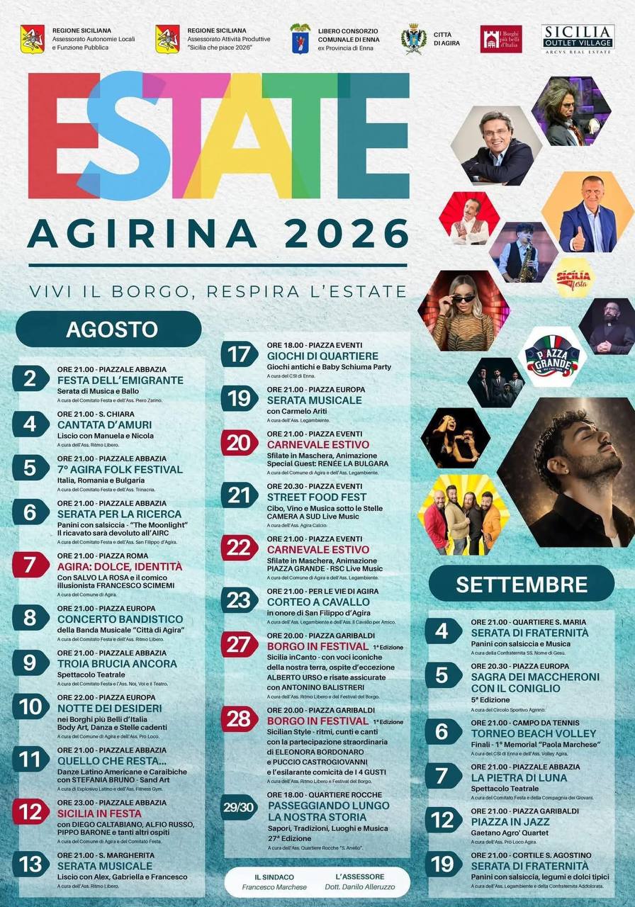 Agirina 2026 - Live the Village, Breathe the Summer