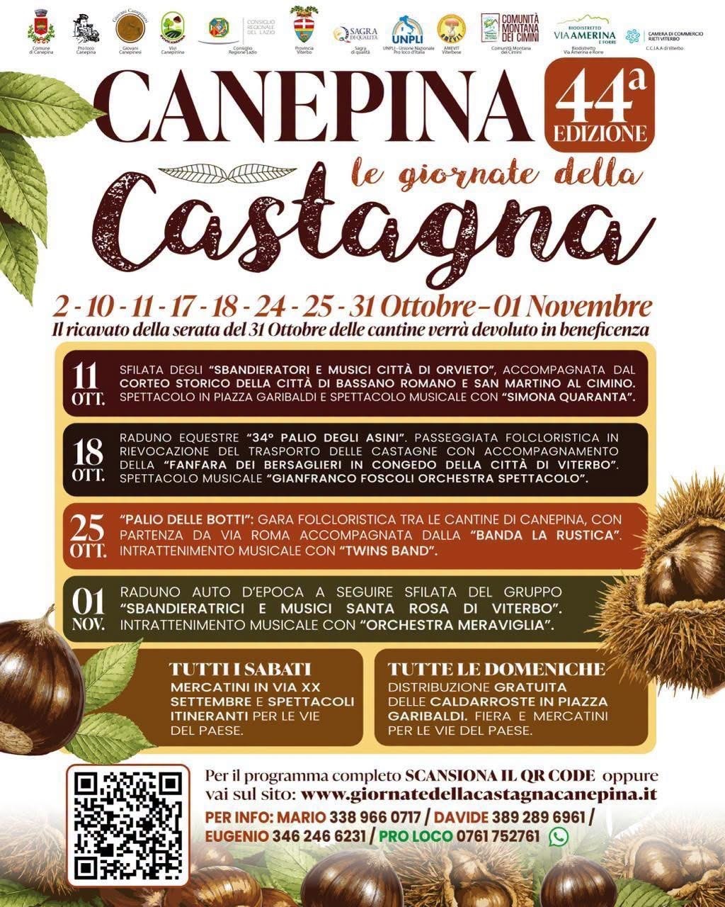 Le Giornate della Castagna - Chestnut Festival in Canepina