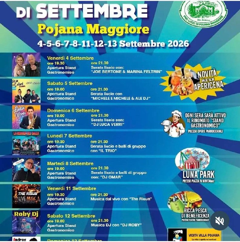 Pojana Maggiore di Settembre