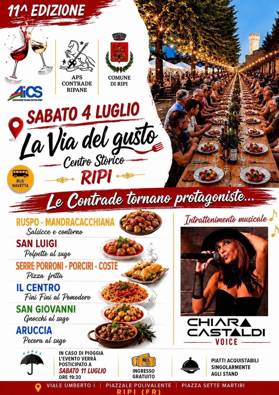 La Via del gusto - Contrade Ripane