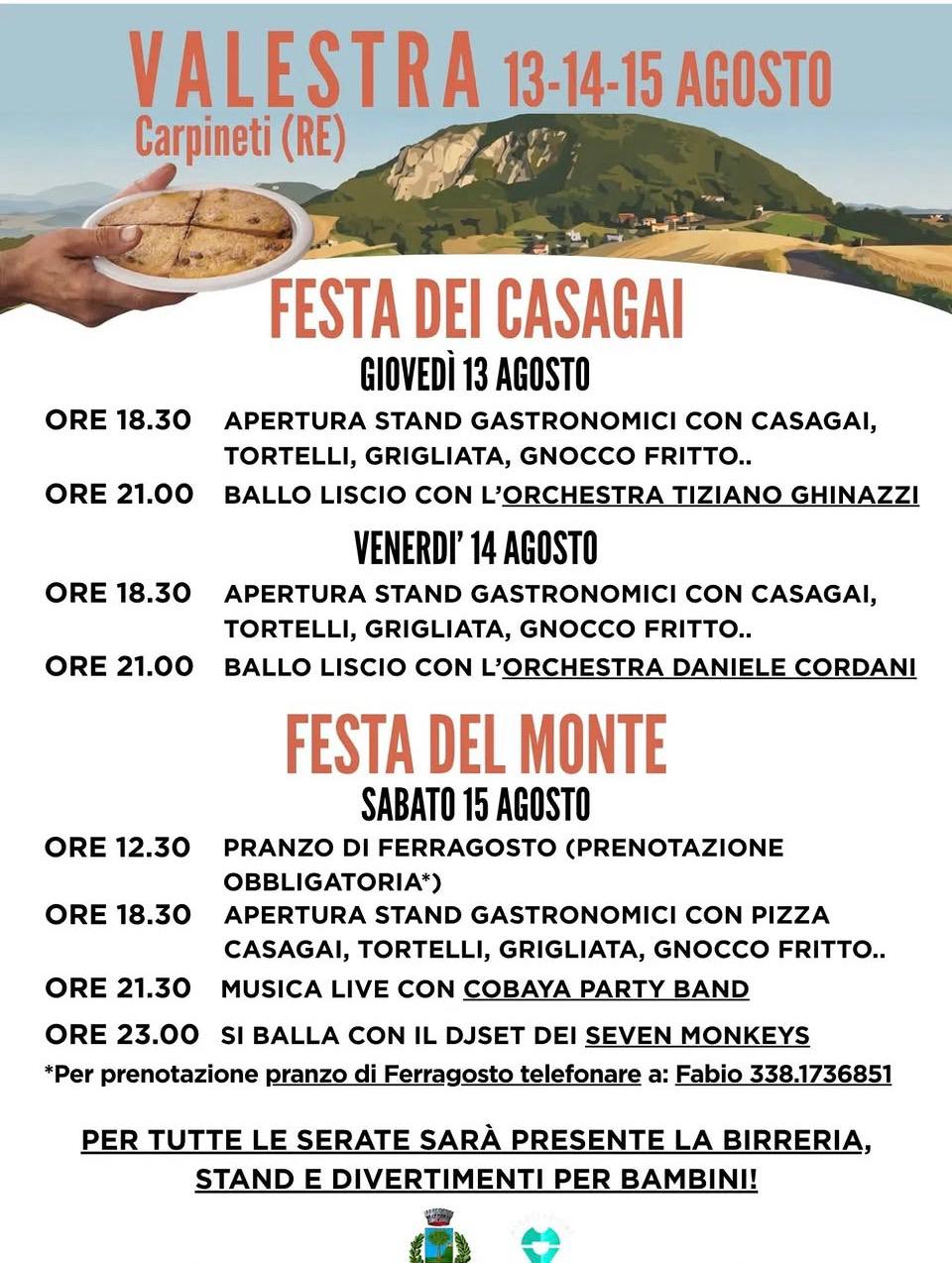 Festa dei Casagai e Festa del Monte