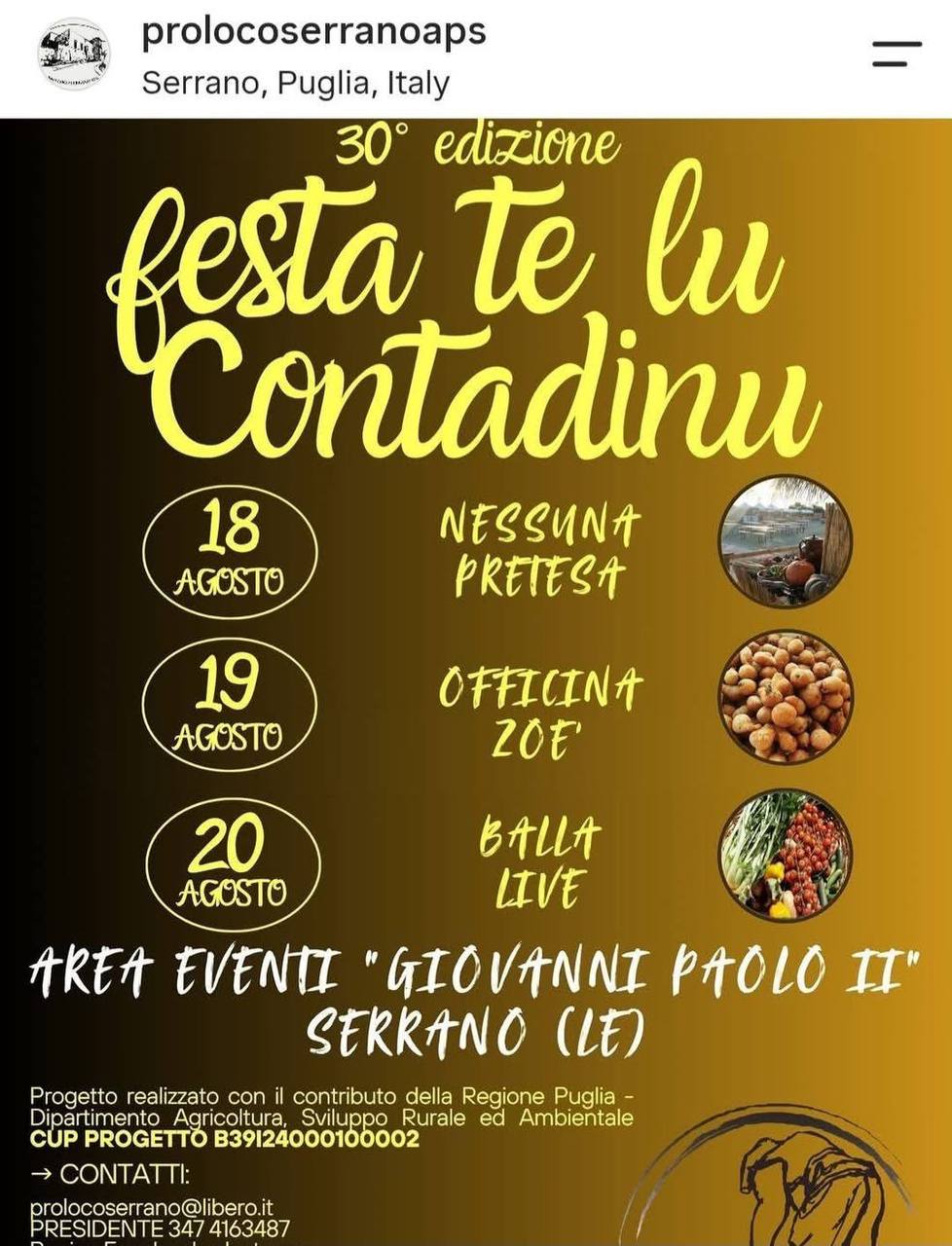 Festa te lu Contadinu