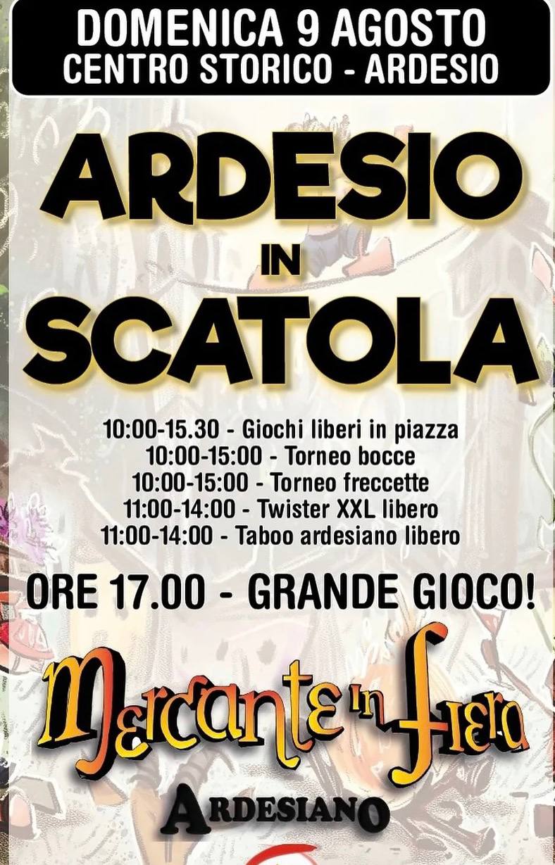 Giochi liberi in piazza