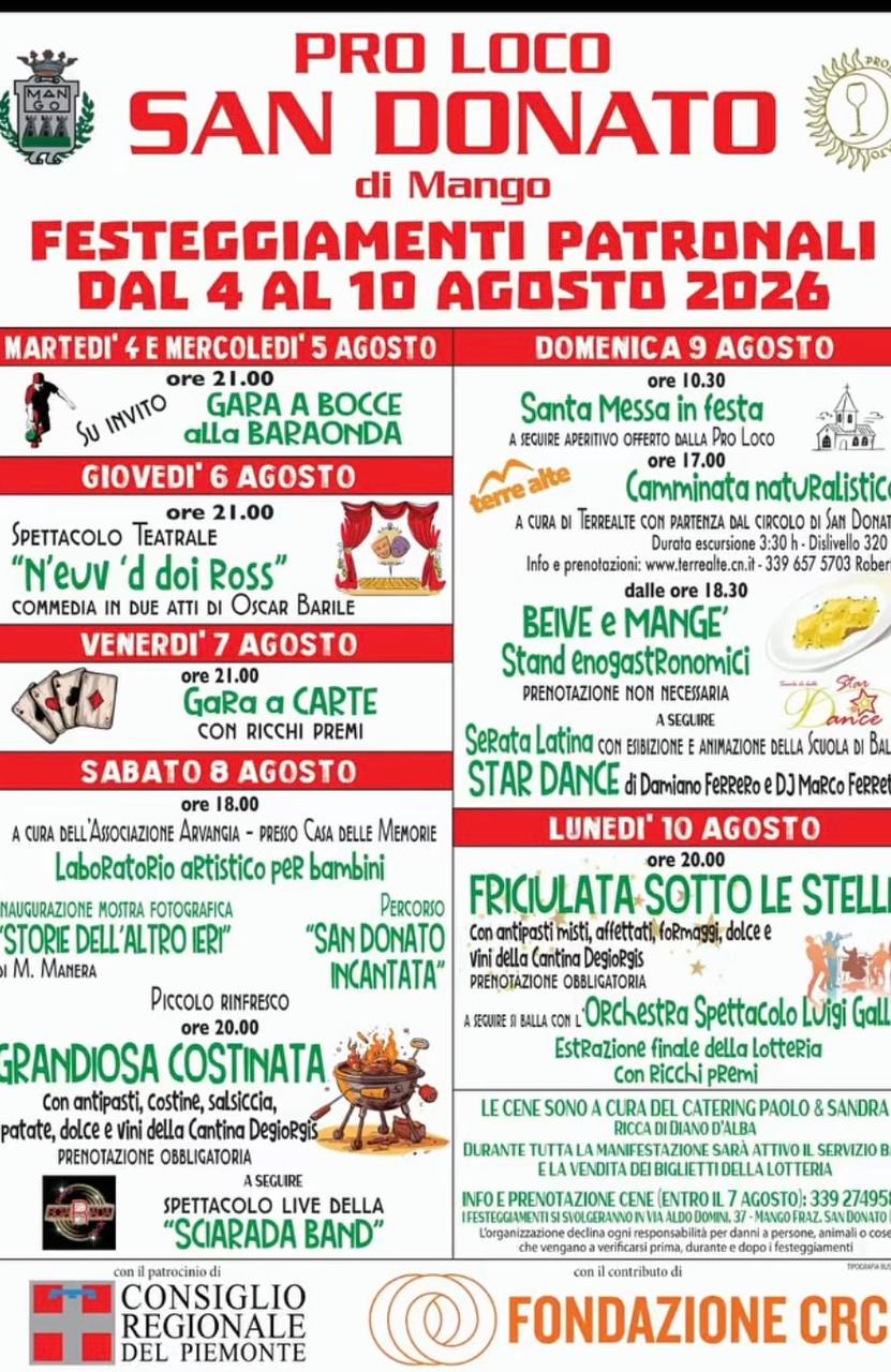Festeggiamenti Patronali San Donato