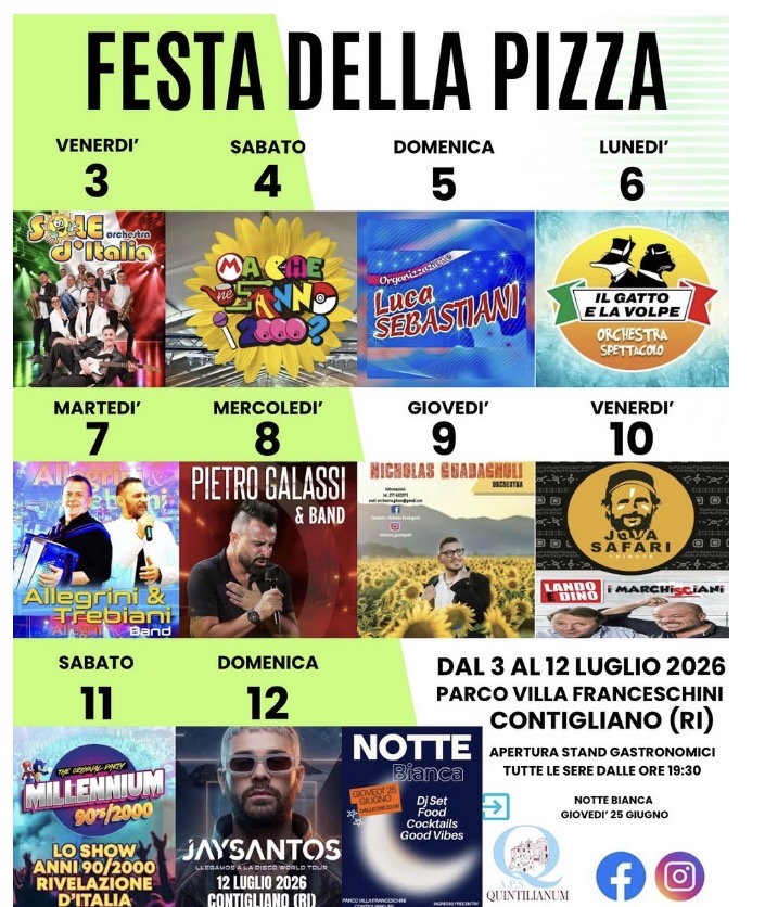 Festa della Pizza