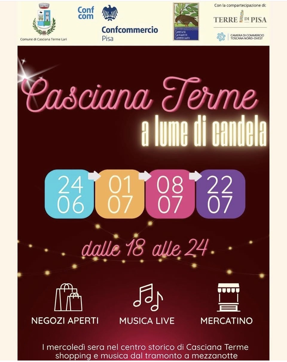 Casciana Terme a lume di candela