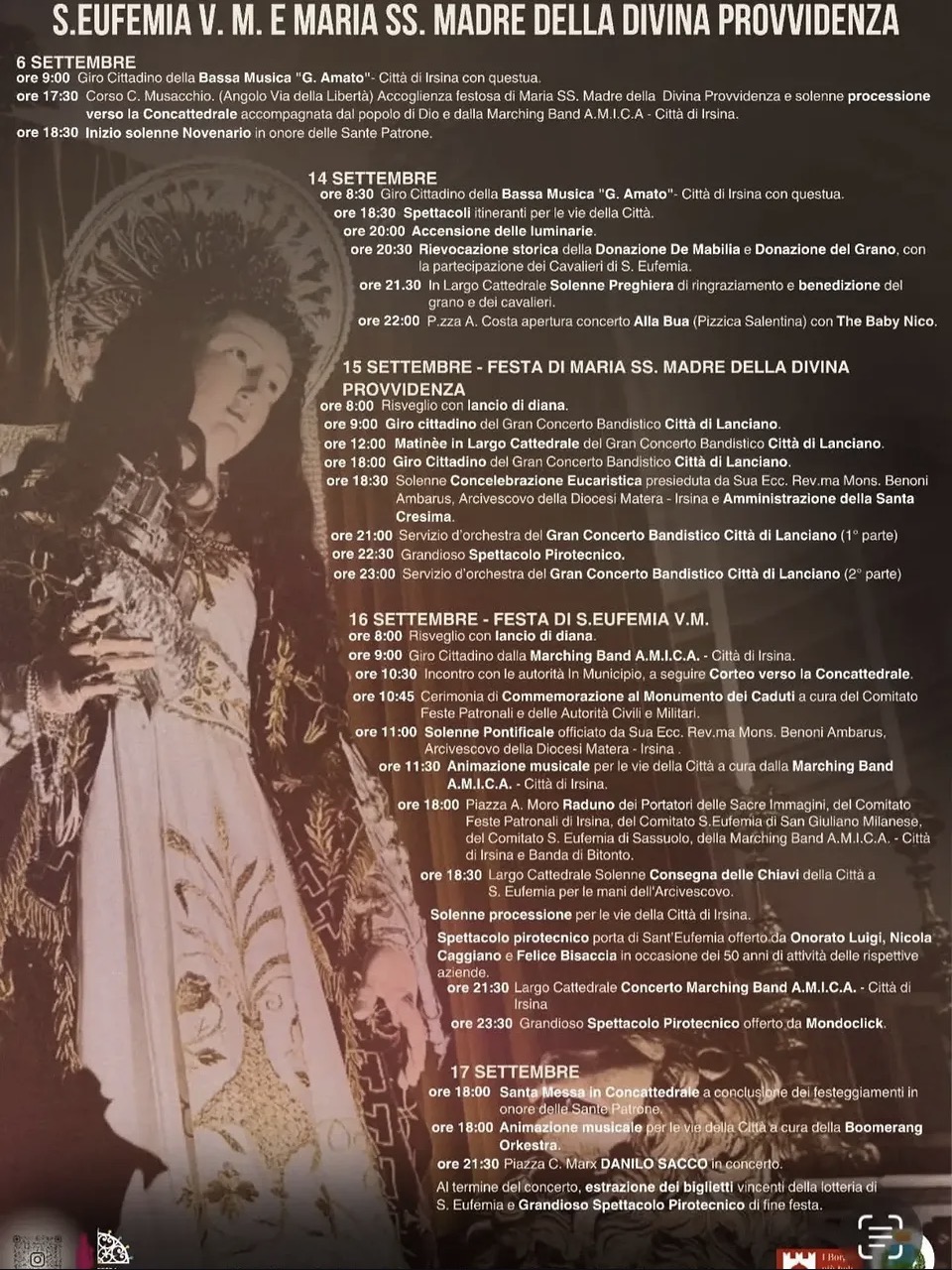 S. Eufemia V. M. e Maria SS. Madre della Divina Provvidenza