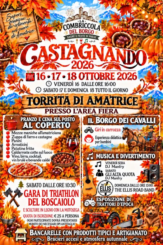 Castagnando in Torrita di Amatrice