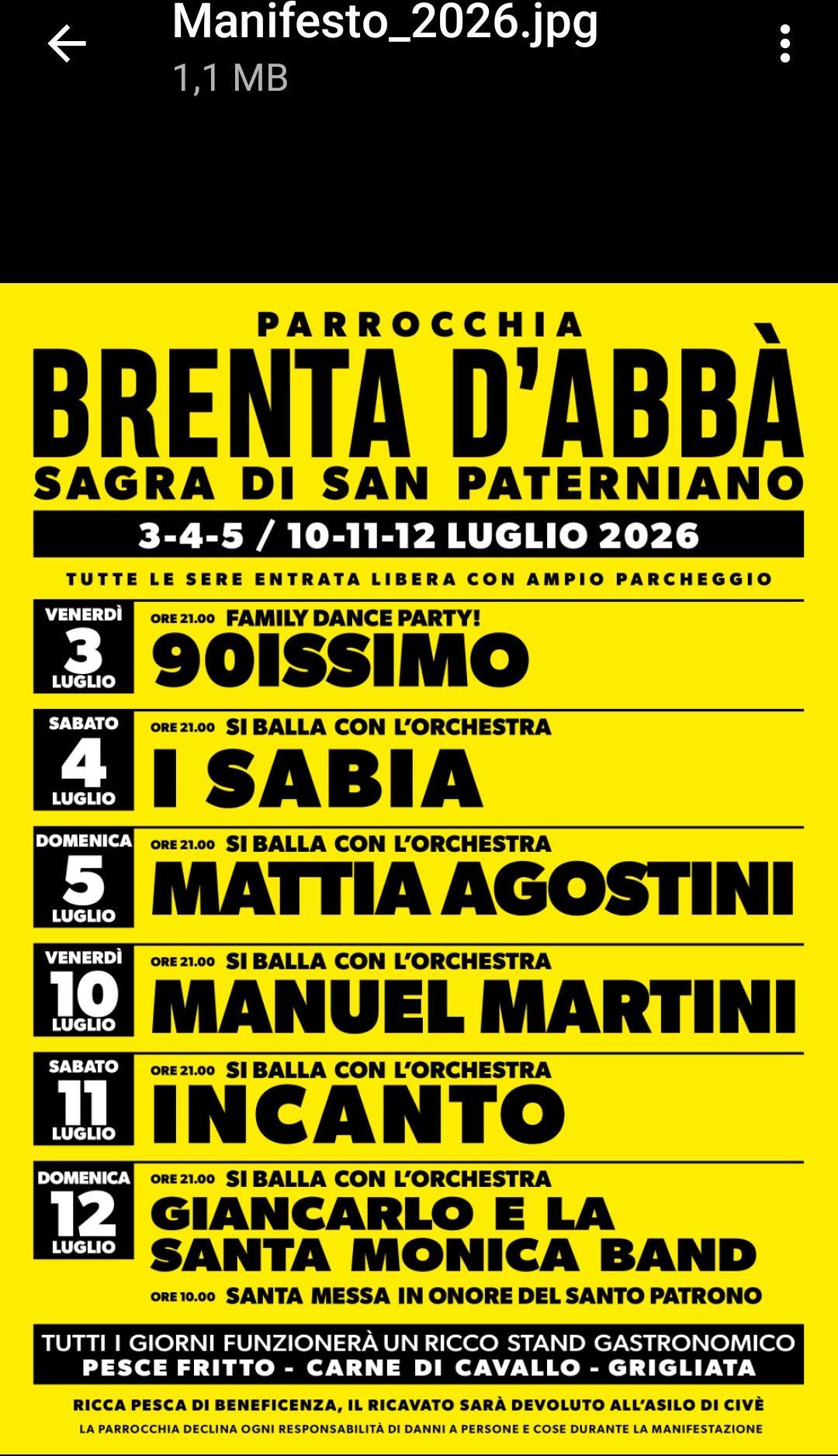 Sagra di San Paterniarno