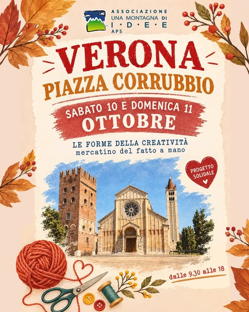 Le forme della creatività - Mercatino del fatto a mano — Verona