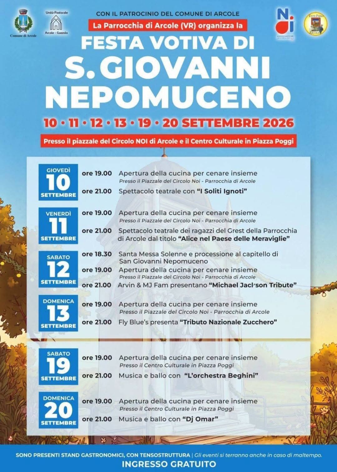 Festa Votiva di S. Giovanni Nepomuceno