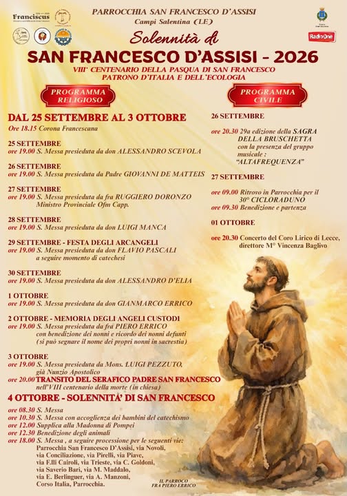 Solemnity of San Francesco d'Assisi