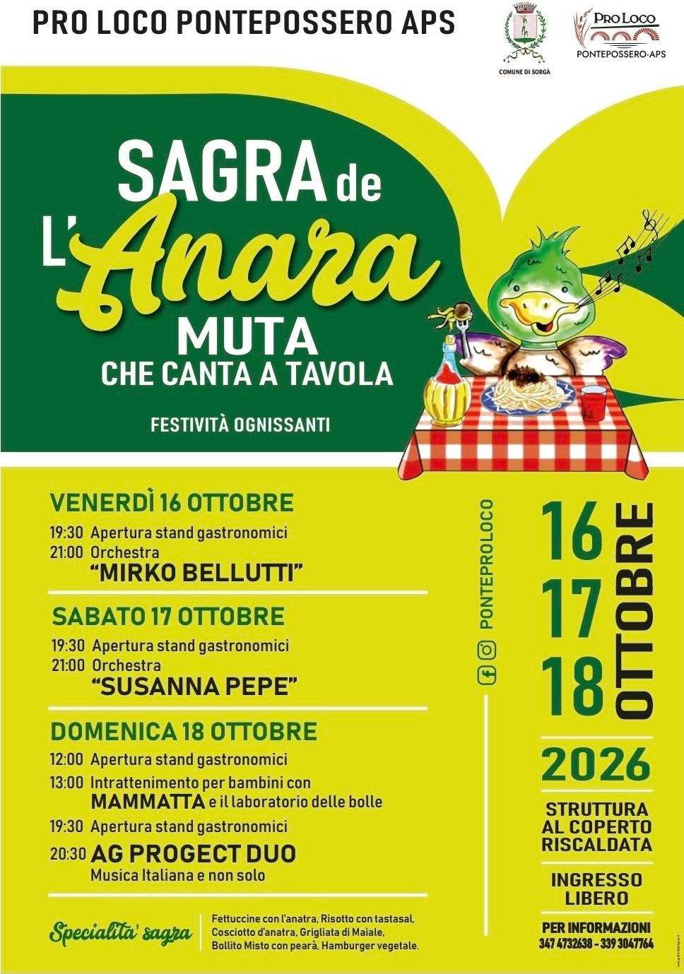 Sagra de Anara Muta che Canta a Tavola