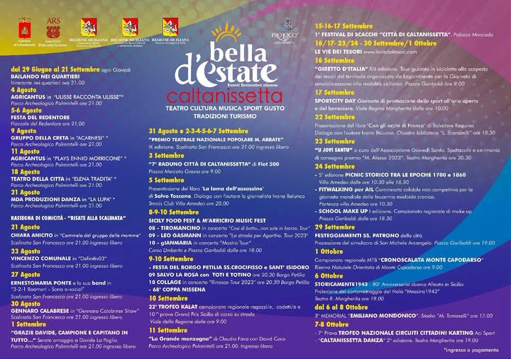 Bella d'Estate Caltanissetta 2026