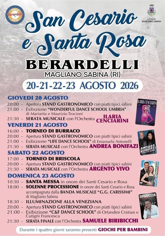 Festa dei Santi Cesario e Rosa