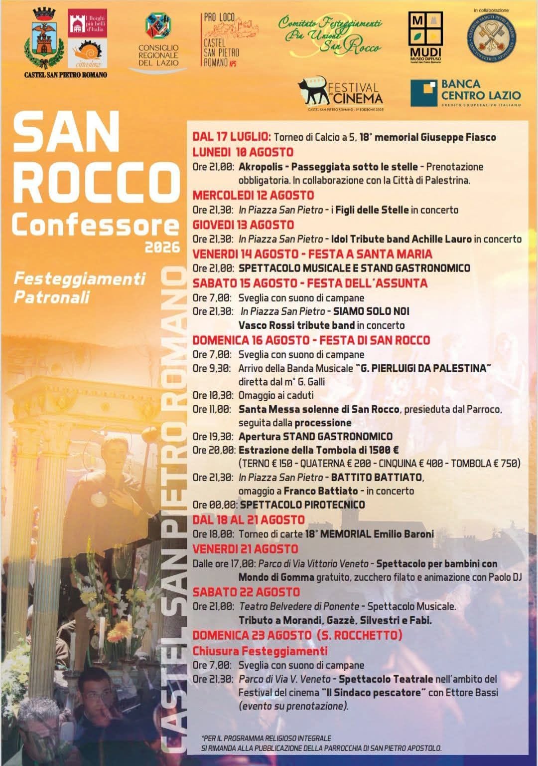 Festeggiamenti Patronali San Rocco