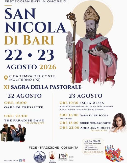Festeggiamenti in Onore di San Nicola di Bari e XI Sagra della Pastorale