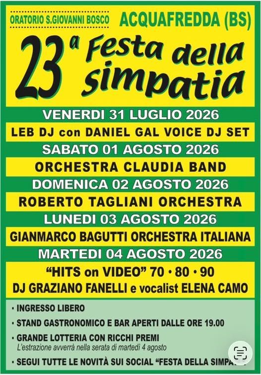 Festa della simpatia